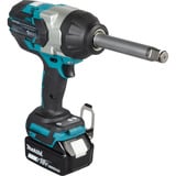 Makita Atornillador de impacto a batería DTW1005Z, 18 Voltios, Tornillo de percusión azul/Negro