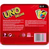 Mattel UNO Deluxe Juegos de tablero, Juegos de cartas Games UNO Deluxe, Juego De Cartas, Perder las cartas, 7 año(s), Juego familiar