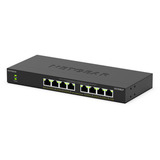 Netgear GS308LP, Interruptor/Conmutador negro