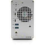 OWC Mercury Elite Pro Dual Carcasa de disco duro/SSD Plata 2.5/3.5", Caja de unidades plateado, Carcasa de disco duro/SSD, 2.5/3.5", SATA, 10 Gbit/s, Conexión USB, Plata