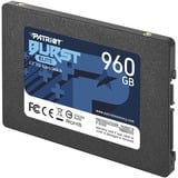 Patriot Burst Elite 2.5" 960 GB Serial ATA III, Unidad de estado sólido negro, 960 GB, 2.5", 450 MB/s, 6 Gbit/s