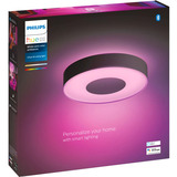 Philips White & Color Ambiance Lámpara de Techo Infuse M, Luz de LED negro