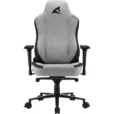 Sharkoon SKILLER SGS40 Fabric Asiento acolchado Respaldo acolchado, Asientos de juego gris/Negro, Asiento acolchado, Respaldo acolchado, Gris, Gris, Tela, Espuma, Tela, Espuma