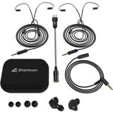 Sharkoon Stealthbite IEM, Auriculares negro