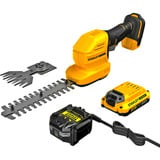 Stanley Tijera de césped/arbustos a batería, 18 Volt, Tijeras arreglasetos negro/Amarillo