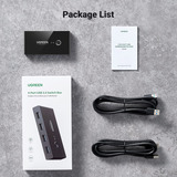 UGREEN US216 USB 3.0 KVM Switch 2PC 2-En 4-Salida Caja de conmutación, Conmutador USB 