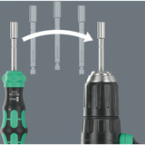 Wera 05051519001, Conjuntos de bits negro/Verde