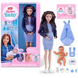 ZURU MyMini - Muñeca de embarazo, Muñecos Muñeca fashion, Femenino, 3 año(s), 315 mm, 170 g, Multicolor