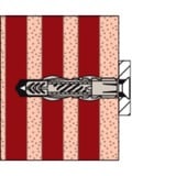 fischer Taco universal UX 10x60, Pasador gris claro