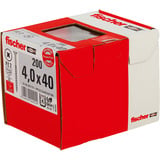 fischer Tornillo para aglomerado PowerFast 4,0x40 cabeza avellanada PZ 