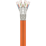 goobay Cable de red dúplex Cat.7a S/FTP (PiMF) Dca naranja