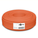 goobay Cable de red dúplex Cat.7a S/FTP (PiMF) Dca naranja