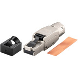 goobay Conector RJ-45 CAT 8.1 para montaje en campo, STP, Enchufe 