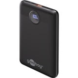 goobay Powerbank Compacto 10.000 mAh, Banco de potencia negro