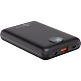 goobay Powerbank Compacto 10.000 mAh, Banco de potencia negro