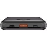 goobay Powerbank Compacto 10.000 mAh, Banco de potencia negro