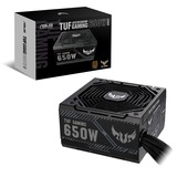 ASUS TUF-GAMING-650B unidad de fuente de alimentación 650 W 20+4 pin ATX ATX Negro, Fuente de alimentación de PC negro, 650 W, 100 - 240 V, 25 A, 130 W, 612 W, 130 W