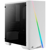 Aerocool Cylon Mini Mini Tower Blanco, Cajas de torre blanco/Negro, Mini Tower, PC, Blanco, micro ATX, Mini-ITX, Acero, Azul, Verde, Rojo