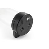 Alphacool Core 70 Tube Reservoir con VPP/D5, Depósito de expansión negro/Transparente