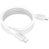 Ansmann Cable de silicona USB-C a USB-C blanco