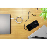 Ansmann Cable de silicona USB-C a USB-C blanco