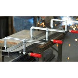 BESSEY Sargento de tornillo classiX GS50, Gato plateado/Rojo