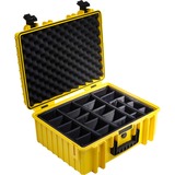 B&W type 6000 Amarillo Polipropileno (PP), Maleta amarillo, Amarillo, Polipropileno (PP), Resistente al polvo, Resistente a golpes, Resistente al agua, 510 mm, 420 mm, 215 mm