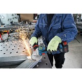 Bosch GWS 18V-15 SC amoladora angular 12,5 cm 9800 RPM 1,3 kg azul/Negro, 9800 RPM, 12,5 cm, Batería, 8 Ah, 1,3 kg, Motor sin escobillas