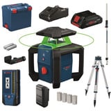 Bosch Rotationslaser GRL18V-3-31G con Akku ProCORE18V 4.0Ah en L-BOXX, Láser rotativo verde