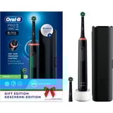 Braun Oral-B Pro 3 3500 Black Edition, Cepillo de dientes eléctrico negro