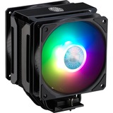 Cooler Master MasterAir MA612 Stealth ARGB Procesador Enfriador 12 cm, Disipador de CPU negro, Enfriador, 12 cm, 650 RPM, 1800 RPM, 27 dB, 62 cfm