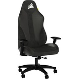 Corsair TC70 REMIX Asiento acolchado Respaldo acolchado, Asientos de juego negro, Asiento acolchado, Respaldo acolchado, Negro, Negro, Tela, Imitación piel, Poliuretano, Tela, Imitación piel