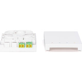 Digitus Caja FTTH con 2 x acopladores LC/APC DX con obturador, Caja/Carcasa blanco