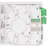 Digitus Caja FTTH con 2 x acopladores LC/APC DX con obturador, Caja/Carcasa blanco
