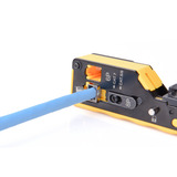Digitus Herramienta de engaste multimodular, Pass through, Crimpadora amarillo