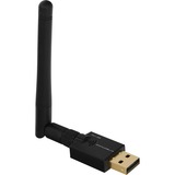 Dream Multimedia Dual Band Wireless USB 2.0 Adapter, Adaptador Wi-Fi negro