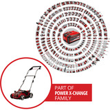 EINHELL Aireador-escarificador a batería GE-SC 36/35 Li-Solo, 36 Voltios (2x18V) rojo/Negro