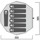 Easy Camp Vaulen Tipi, para 7 personas, Tienda de campaña marrón