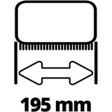 Einhell 3424122 accesorio para herramienta manual de jardinería Cepillar Negro, Marrón Acero, Cepillo Cepillar, Negro, Marrón, Acero, 1400 RPM, 11,5 cm, 1 kg