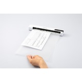 Epson WorkForce DS-80W, Escáner de alimentación de hojas gris, 216 x 1828 mm, 600 x 600 DPI, 48 bit, 24 bit, 16 bit, 8 bit