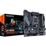 GIGABYTE B760M Gaming X AX Placa base - Compatible con procesadores Intel Core 14ª generación, VRM de 8+1+1 fases, hasta 7600 MHz DDR5, 2xPCIe 4.0 M.2, Wi-Fi 6E, LAN 2.5GbE, USB 3.2 Gen 2 negro, VRM de 8+1+1 fases, hasta 7600 MHz DDR5, 2xPCIe 4.0 M.2, Wi-Fi 6E, LAN 2.5GbE, USB 3.2 Gen 2, Intel, LGA 1700, Intel® Celeron®, Intel Core i3 12th Gen, Intel Core i3 13th Gen, Intel Core i3 14th Gen, Intel..., LGA 1700, DDR5-SDRAM, 256 GB