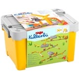 HABA Kullerbü - Pista de juego Vía libre – Grúa de carga, Ferrocarril 