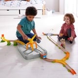 HABA Kullerbü - Pista de juego Vía libre – Grúa de carga, Ferrocarril 