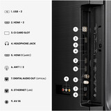 Hisense 43E7S televisor Hi-QLED, TV QLED negro