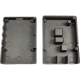 Inter-Tech 88887359 accesorio para placa de desarrollo Funda Negro, Caja/Carcasa negro, Funda, Raspberry Pi, Raspberry Pi, Negro, Aluminio, 90 mm