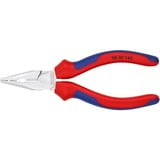 KNIPEX 08 25 145 alicate Alicates de punta fina, Alicates combi rojo/Azul, Alicates de punta fina, Acero, De plástico, Azul/Rojo, 14,5 cm, 145 g