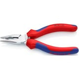 KNIPEX 08 25 145 alicate Alicates de punta fina, Alicates combi rojo/Azul, Alicates de punta fina, Acero, De plástico, Azul/Rojo, 14,5 cm, 145 g