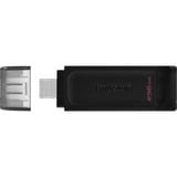 Kingston DataTraveler 70 256 GB, Lápiz USB negro