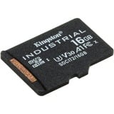 Kingston Industrial 16 GB MicroSDHC UHS-I Clase 10, Tarjeta de memoria negro, 16 GB, MicroSDHC, Clase 10, UHS-I, Class 3 (U3), V30