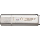 Kingston IronKey Locker+ 50 64 GB, Lápiz USB aluminio